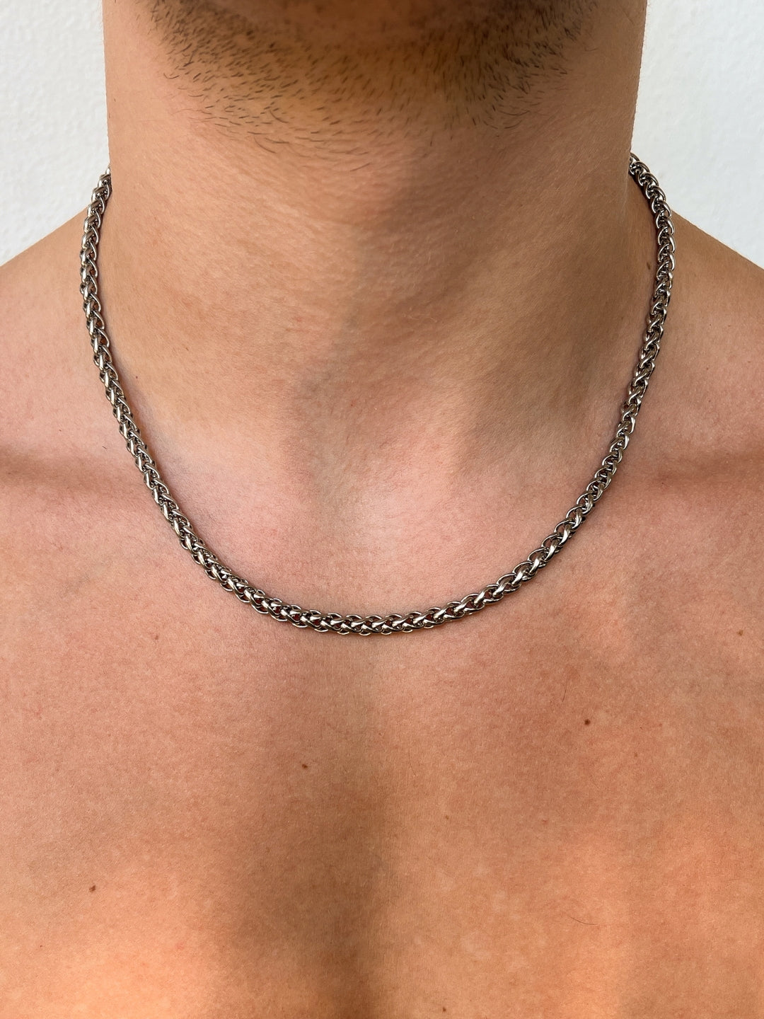 CORRENTE WHEAT 5MM | Prata