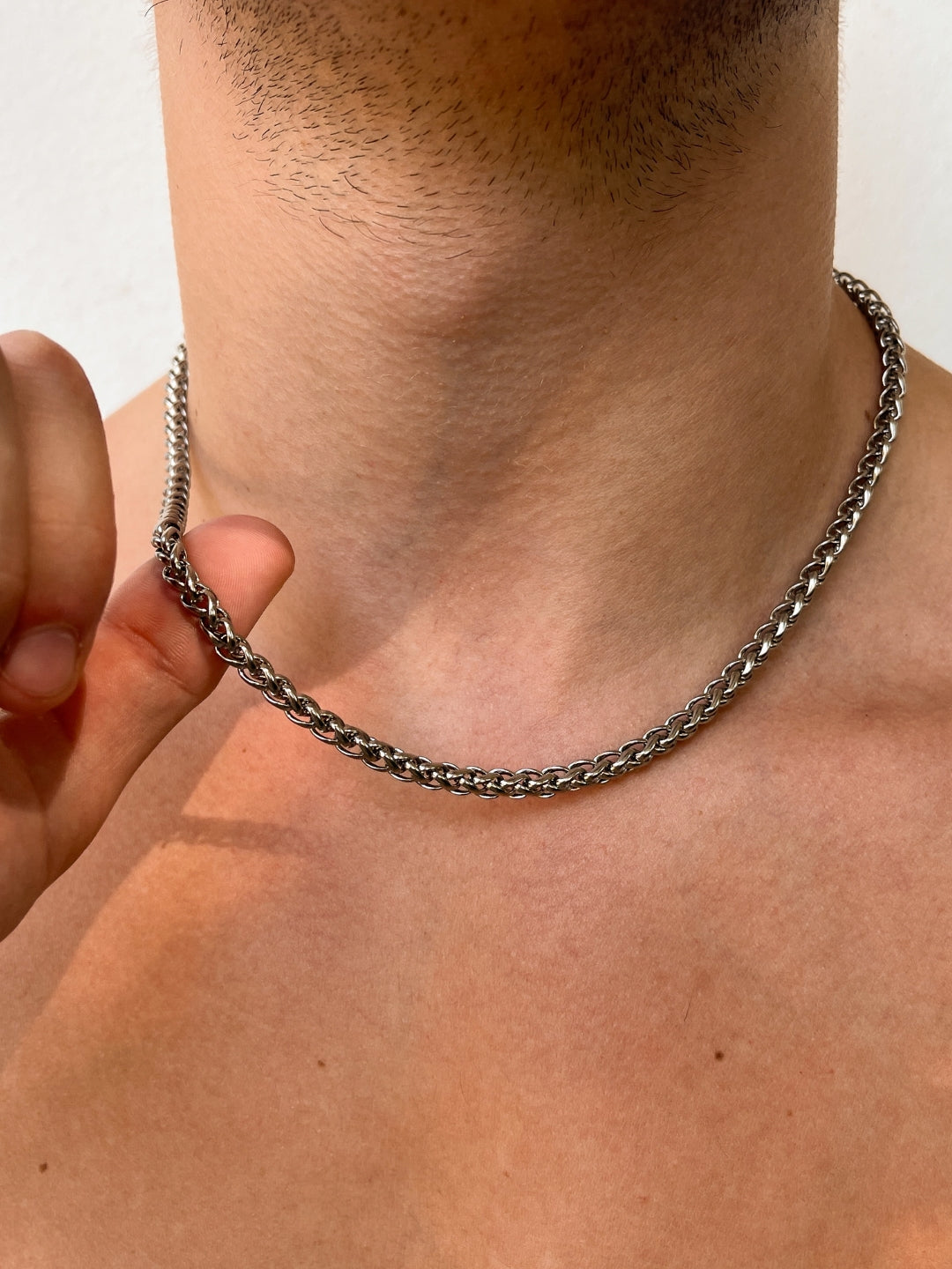 CORRENTE WHEAT 5MM | Prata