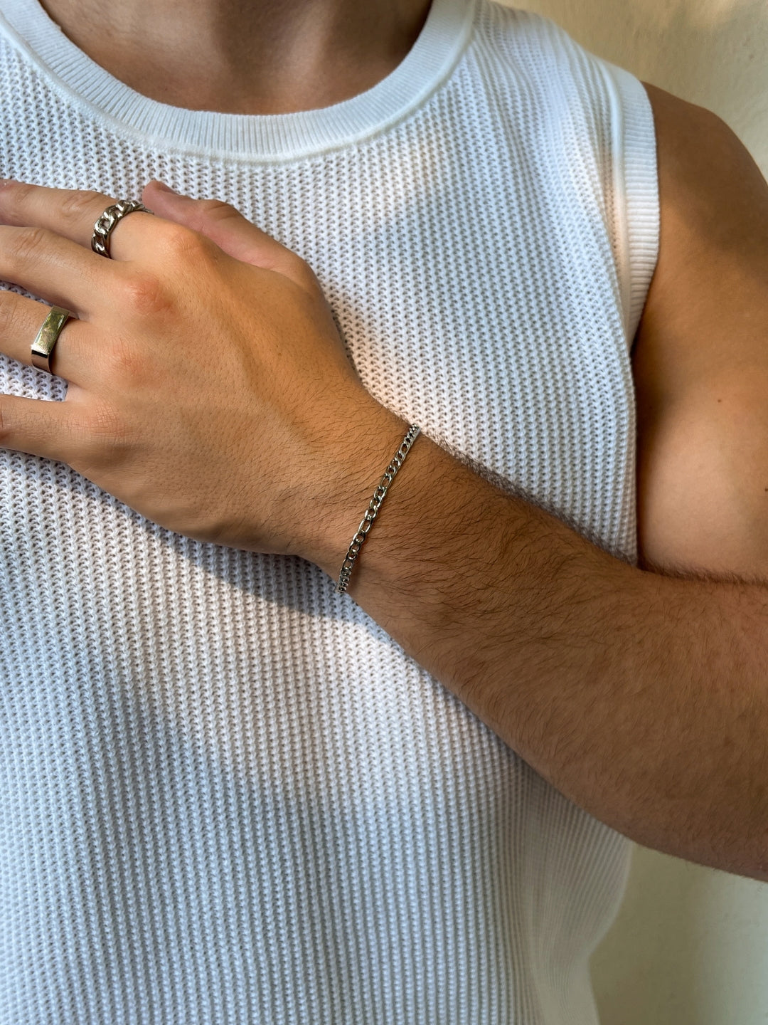 PULSEIRA FIGARO 3MM | Prata