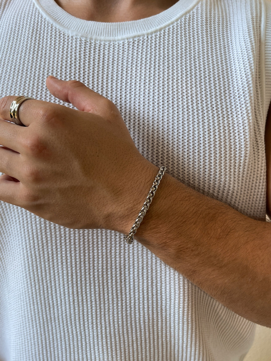 PULSEIRA WHEAT 5MM | Prata