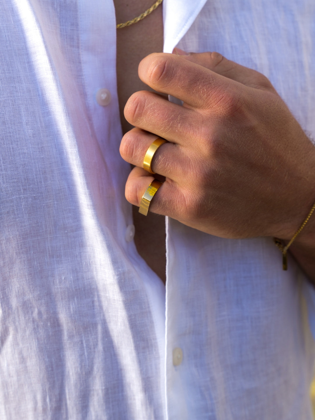 ANEL TROPEZ TAMANHO ÚNICO | Ouro 18K