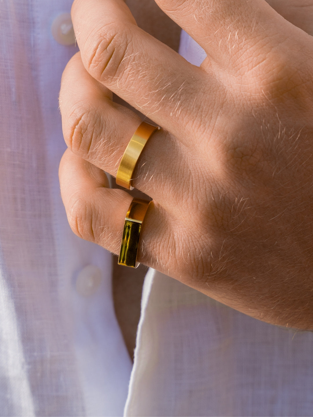 ANEL TROPEZ TAMANHO ÚNICO | Ouro 18K