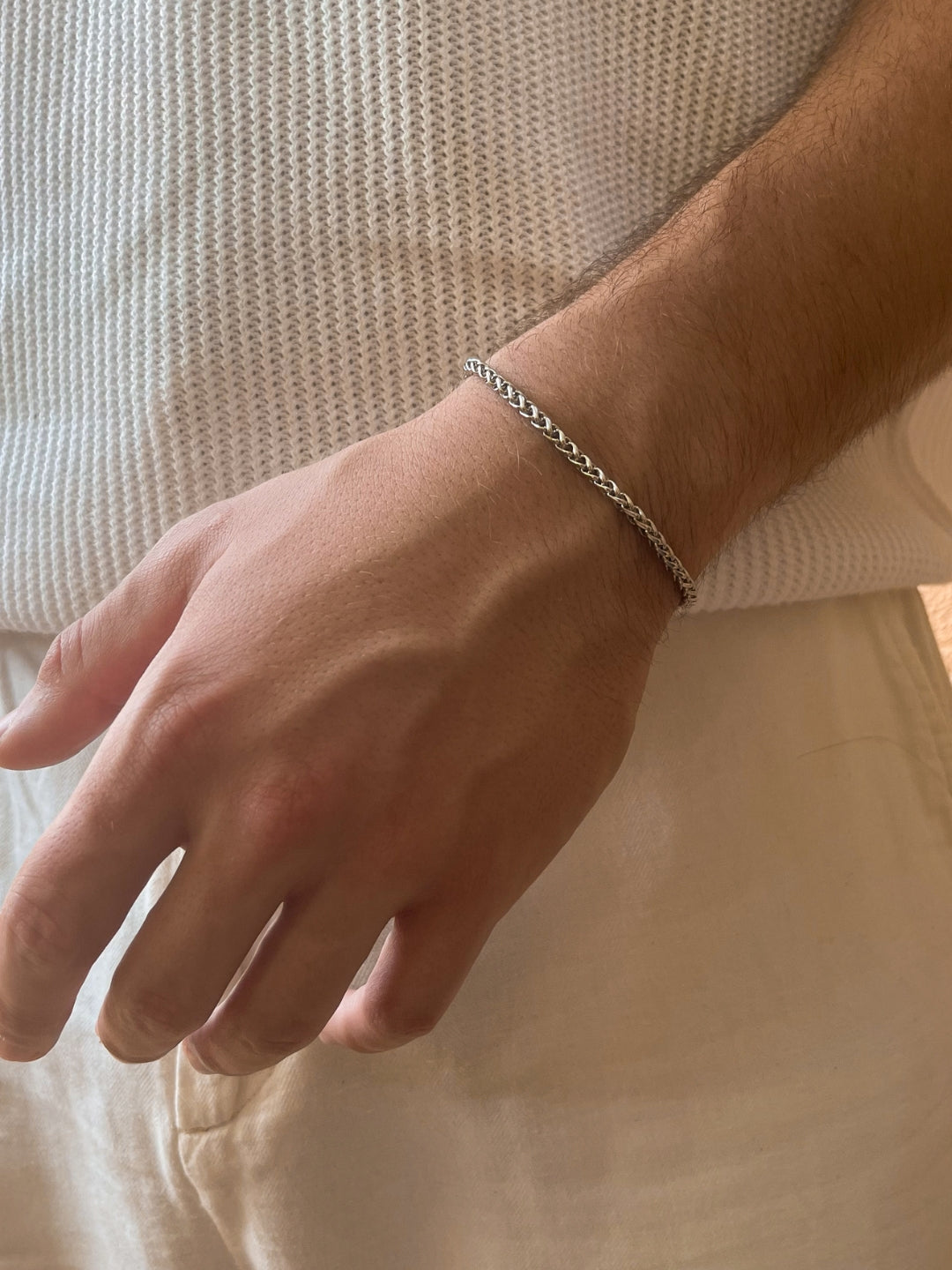 PULSEIRA WHEAT 3MM | Prata