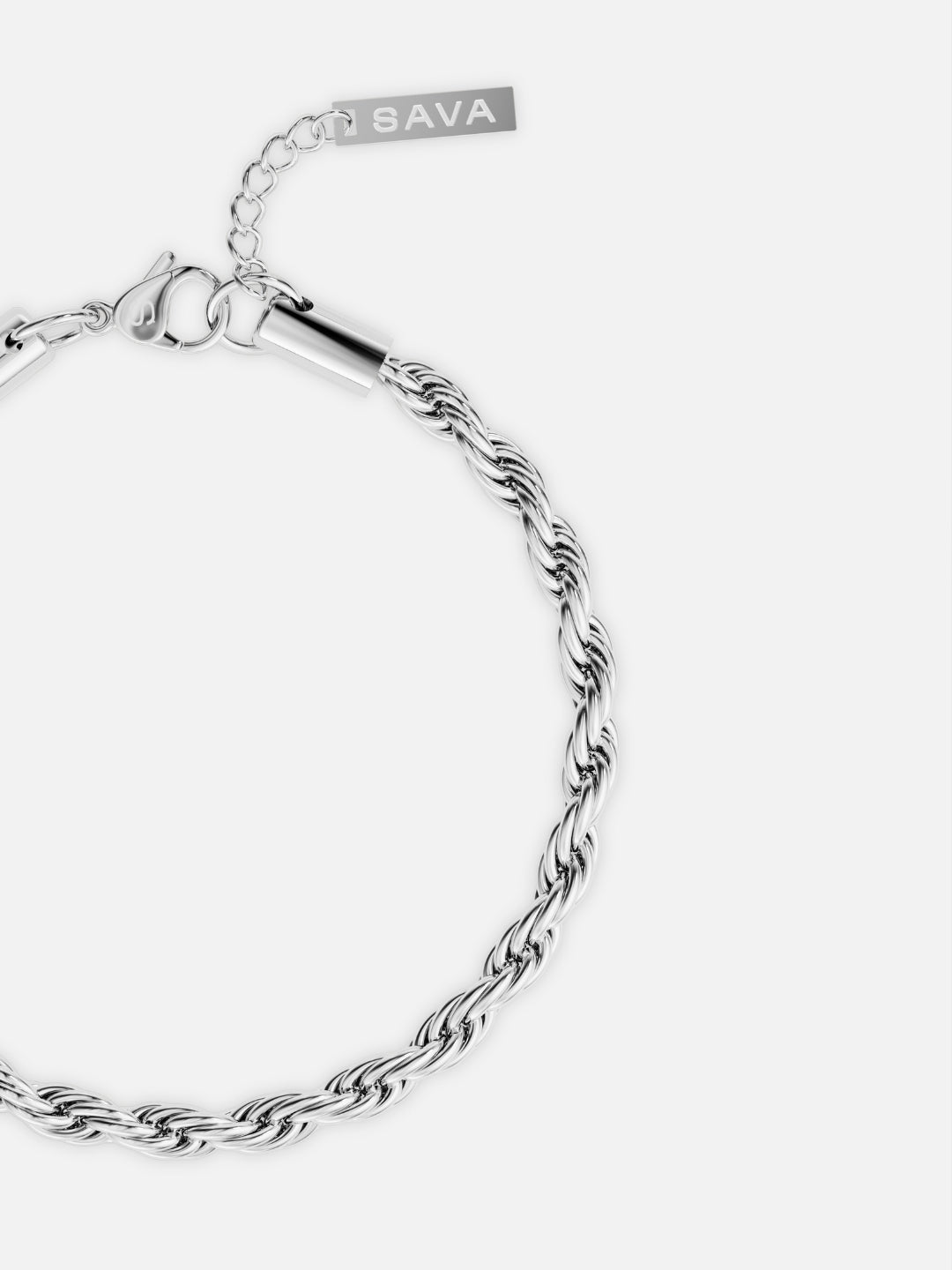 PULSEIRA ROPE 5MM | Prata