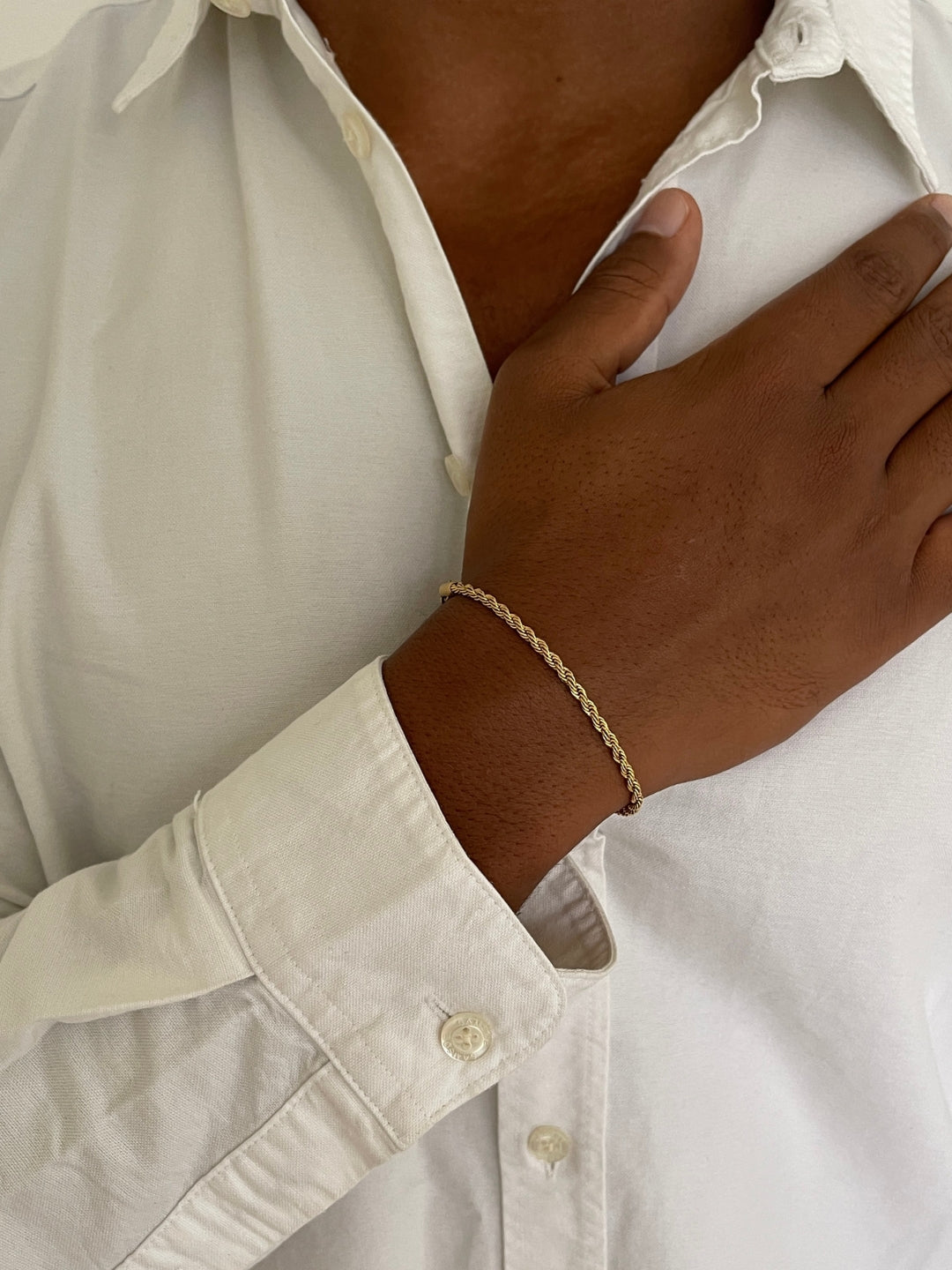 PULSEIRA ROPE 3MM | Ouro 18K