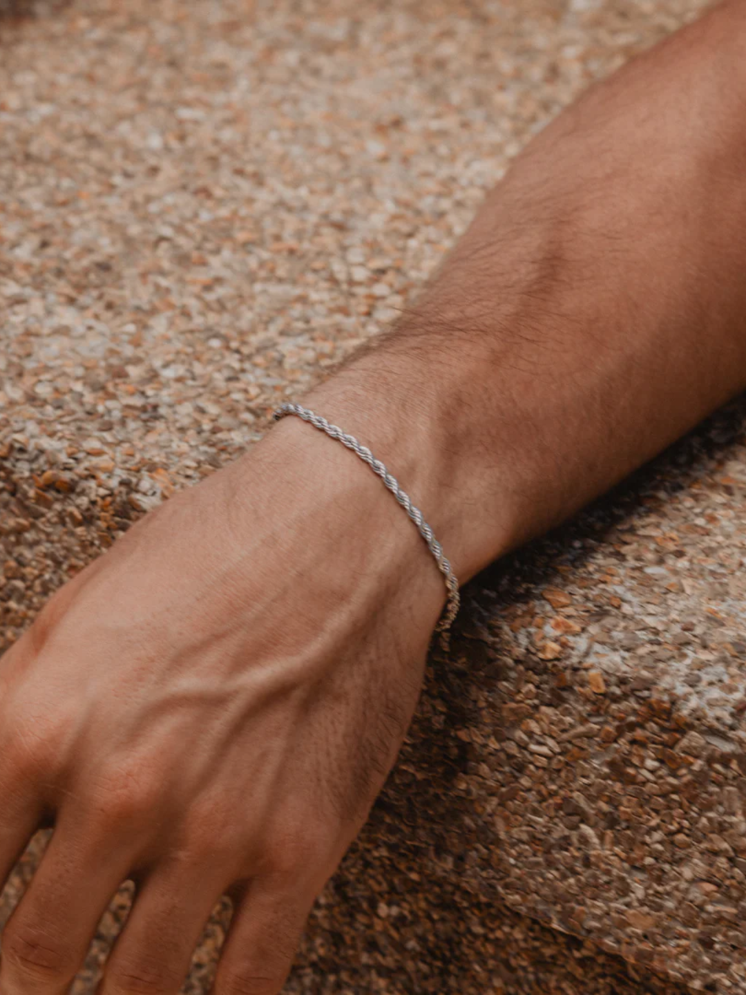 PULSEIRA ROPE 3MM | Prata