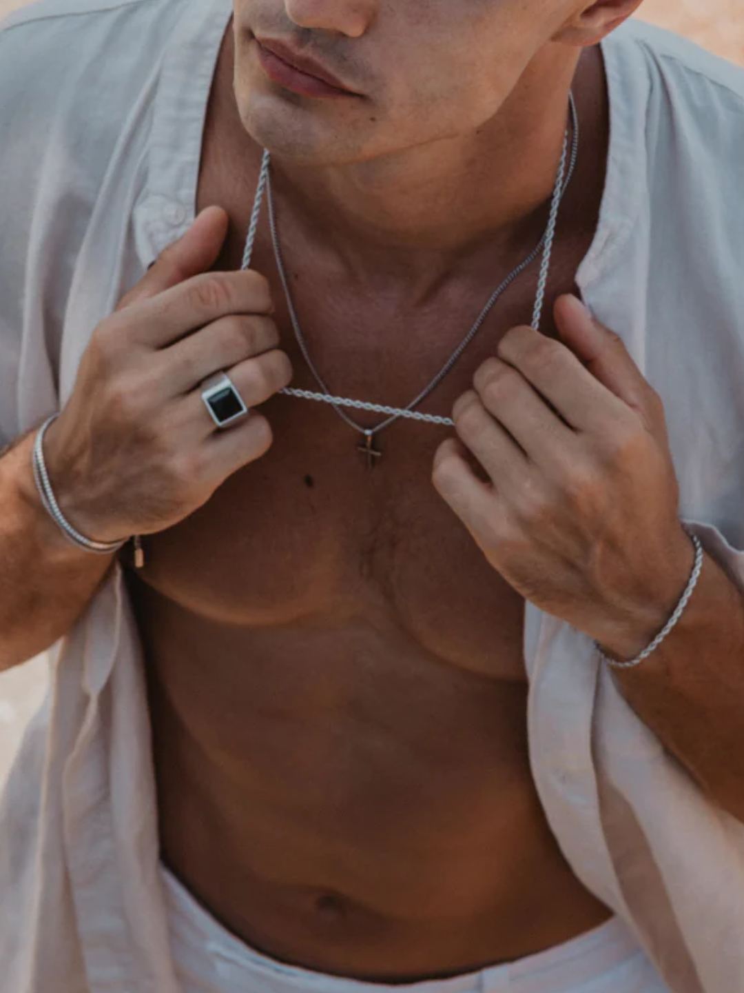 CORRENTE ROPE 3MM | Prata