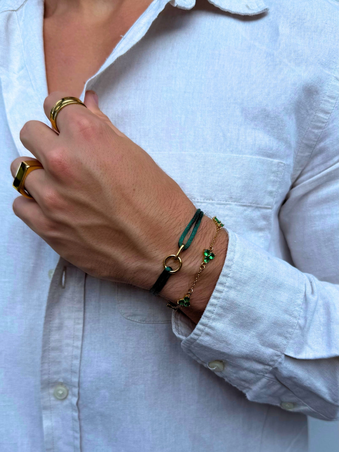 PULSEIRA GREEN UNITY | Ouro 18K