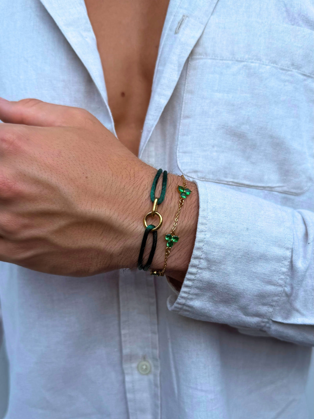 PULSEIRA GREEN UNITY | Ouro 18K