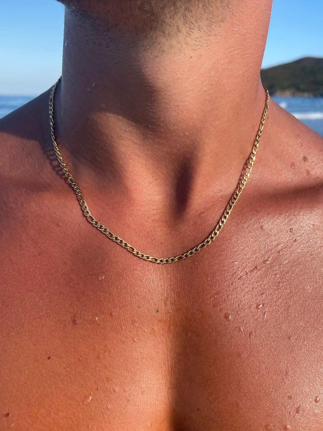 CORRENTE FIGARO 3MM | Ouro 18K