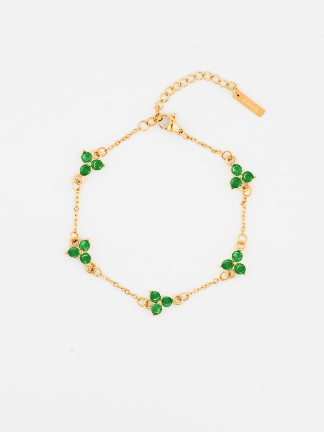 PULSEIRA GREEN CLOVER | Ouro 18K