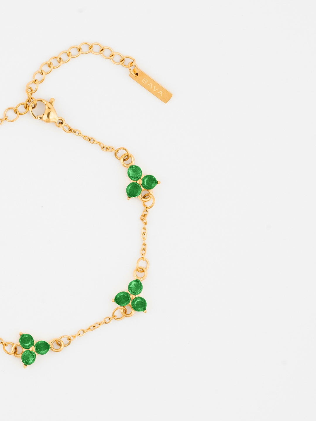 PULSEIRA GREEN CLOVER | Ouro 18K