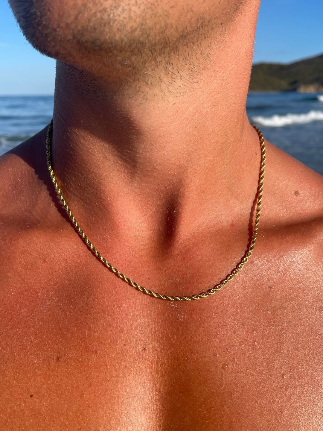 CORRENTE ROPE 3MM | Ouro 18K