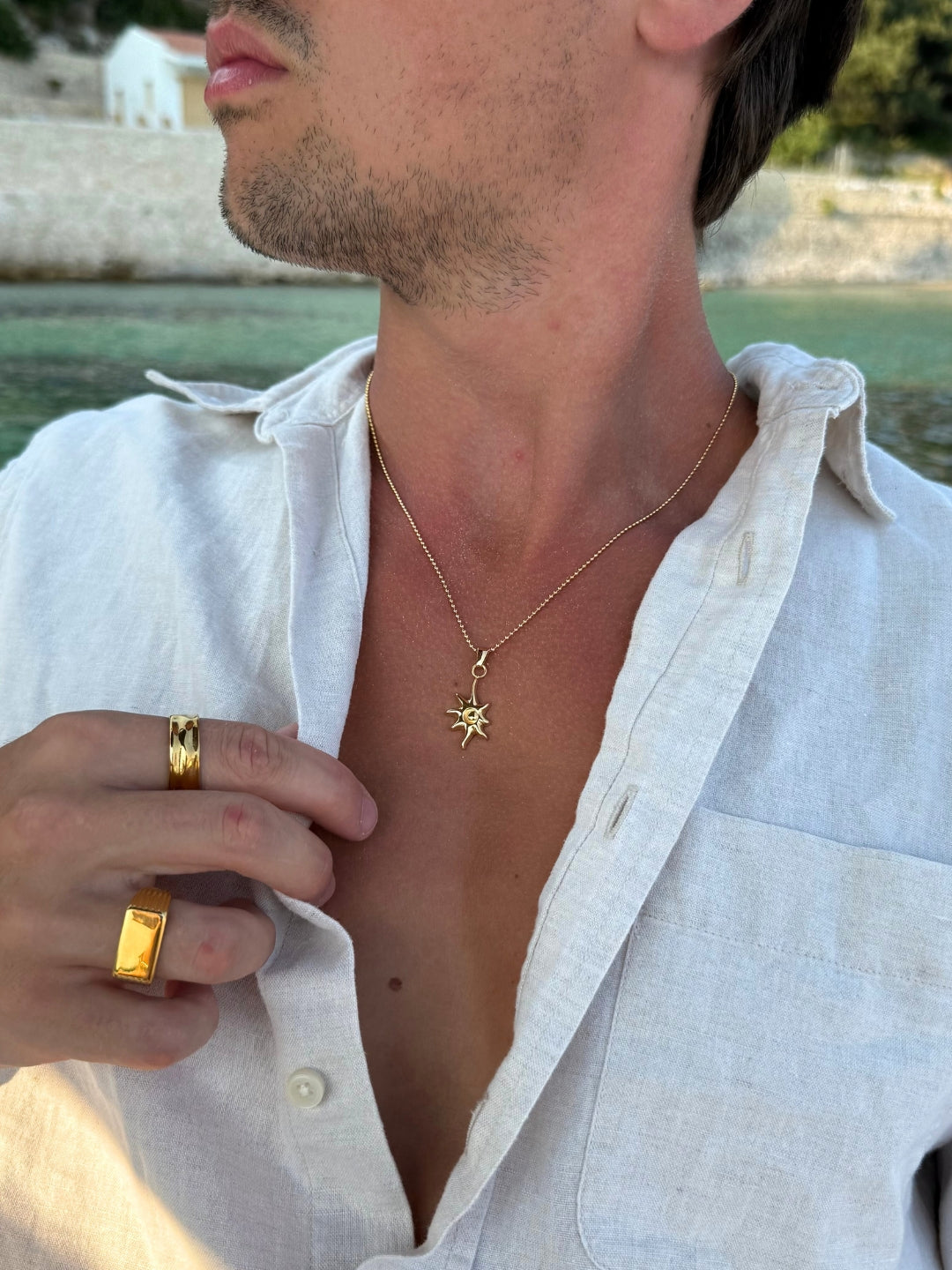 CONJUNTO DE CORRENTES GALAXY | Ouro 18K