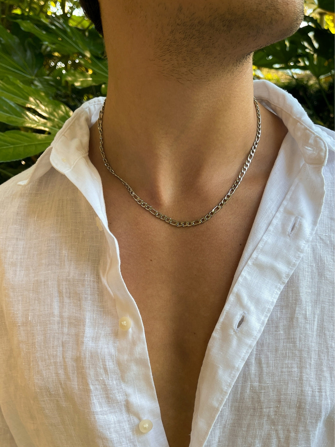 CORRENTE FIGARO 5MM | Prata