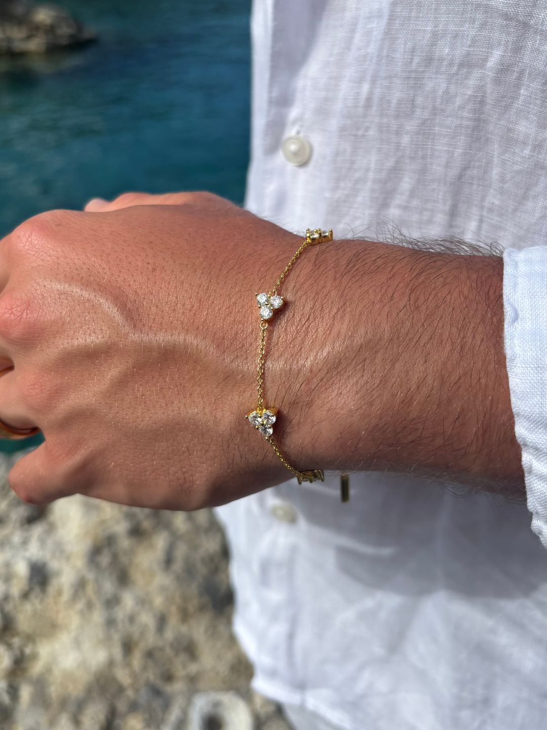 PULSEIRA WHITE CLOVER | Ouro 18K