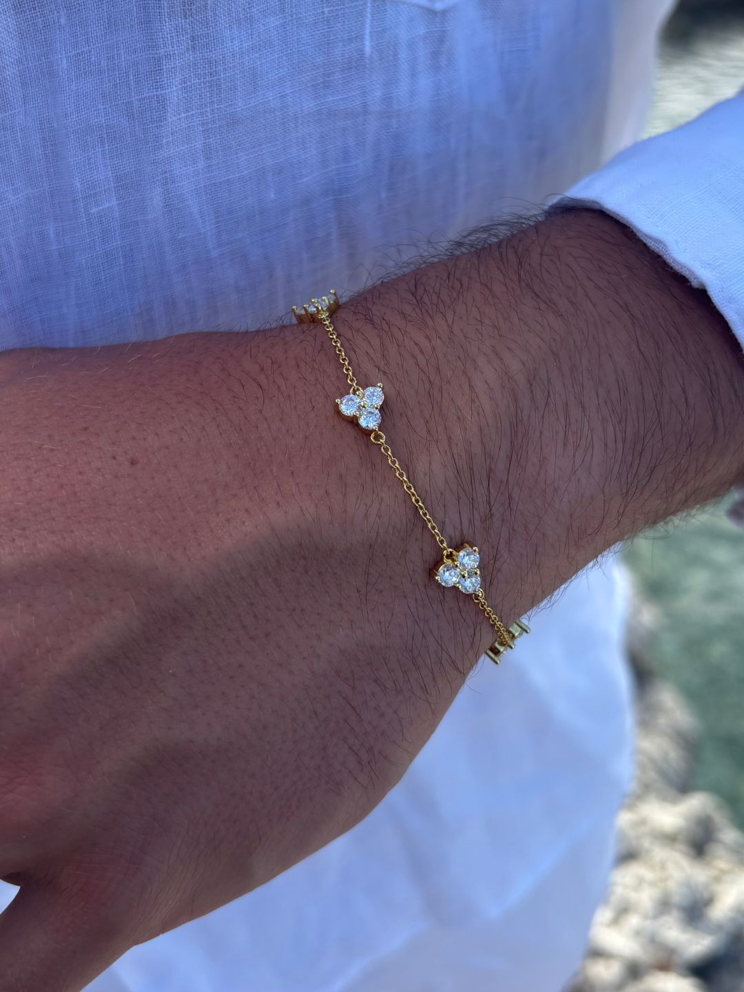 PULSEIRA WHITE CLOVER | Ouro 18K
