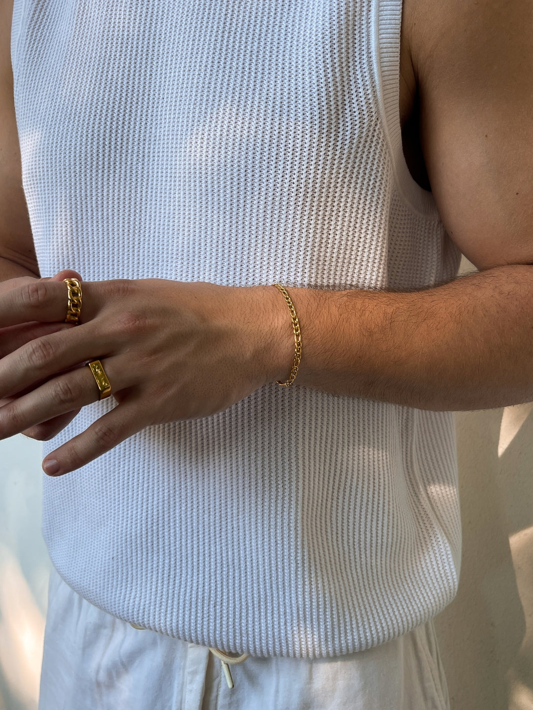 PULSEIRA FIGARO 3MM | Ouro 18K