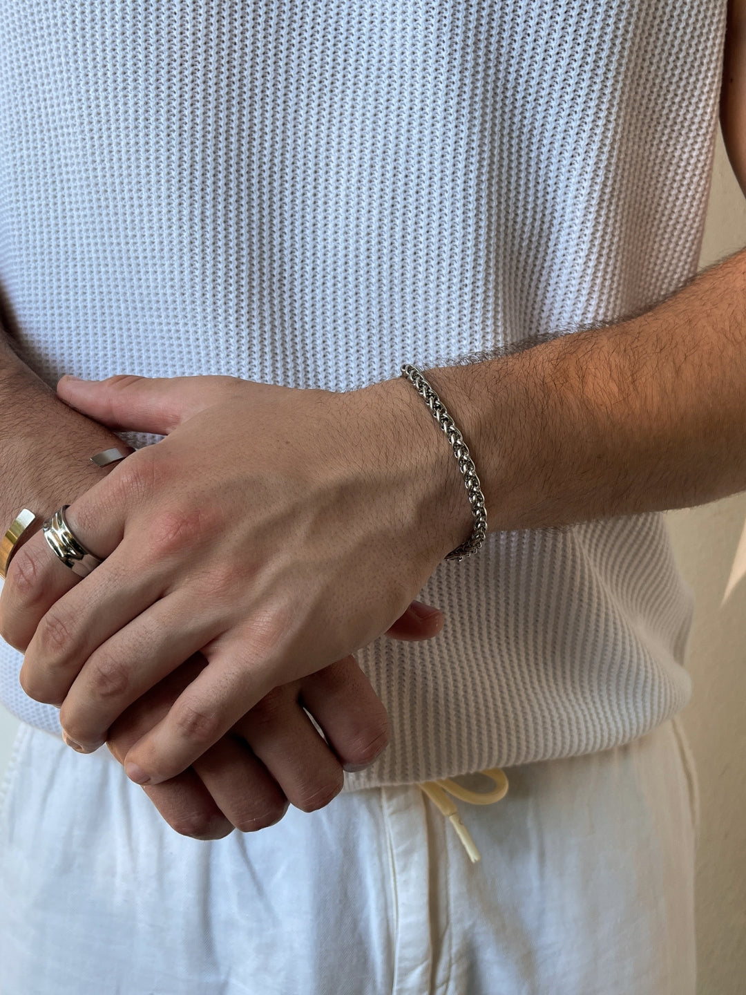 PULSEIRA WHEAT 5MM | Prata