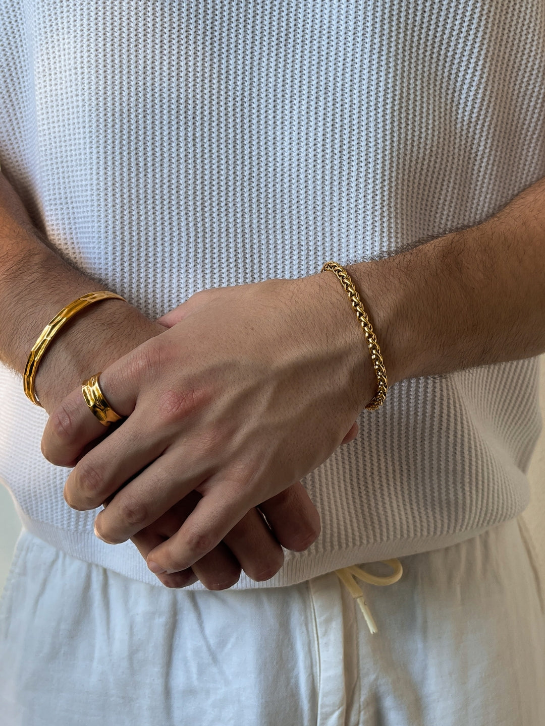 PULSEIRA WHEAT 5MM | Ouro 18K