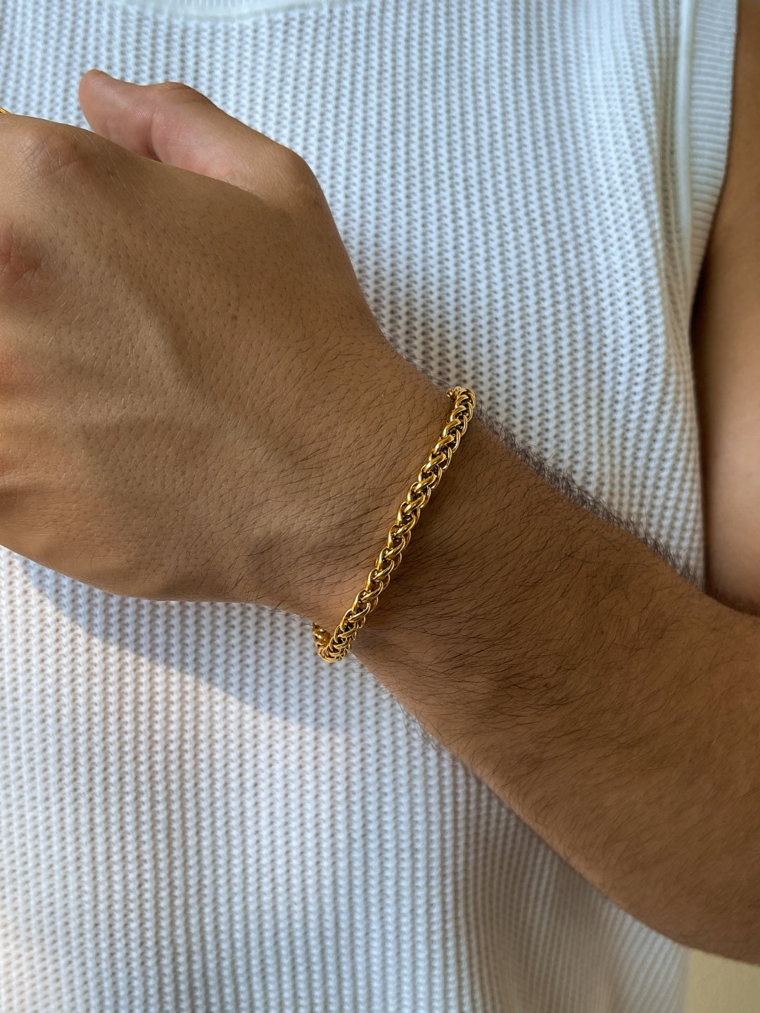 PULSEIRA WHEAT 5MM | Ouro 18K