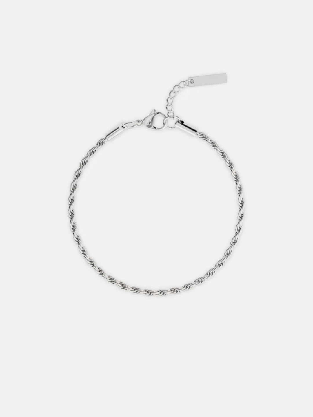PULSEIRA ROPE 3MM | Prata