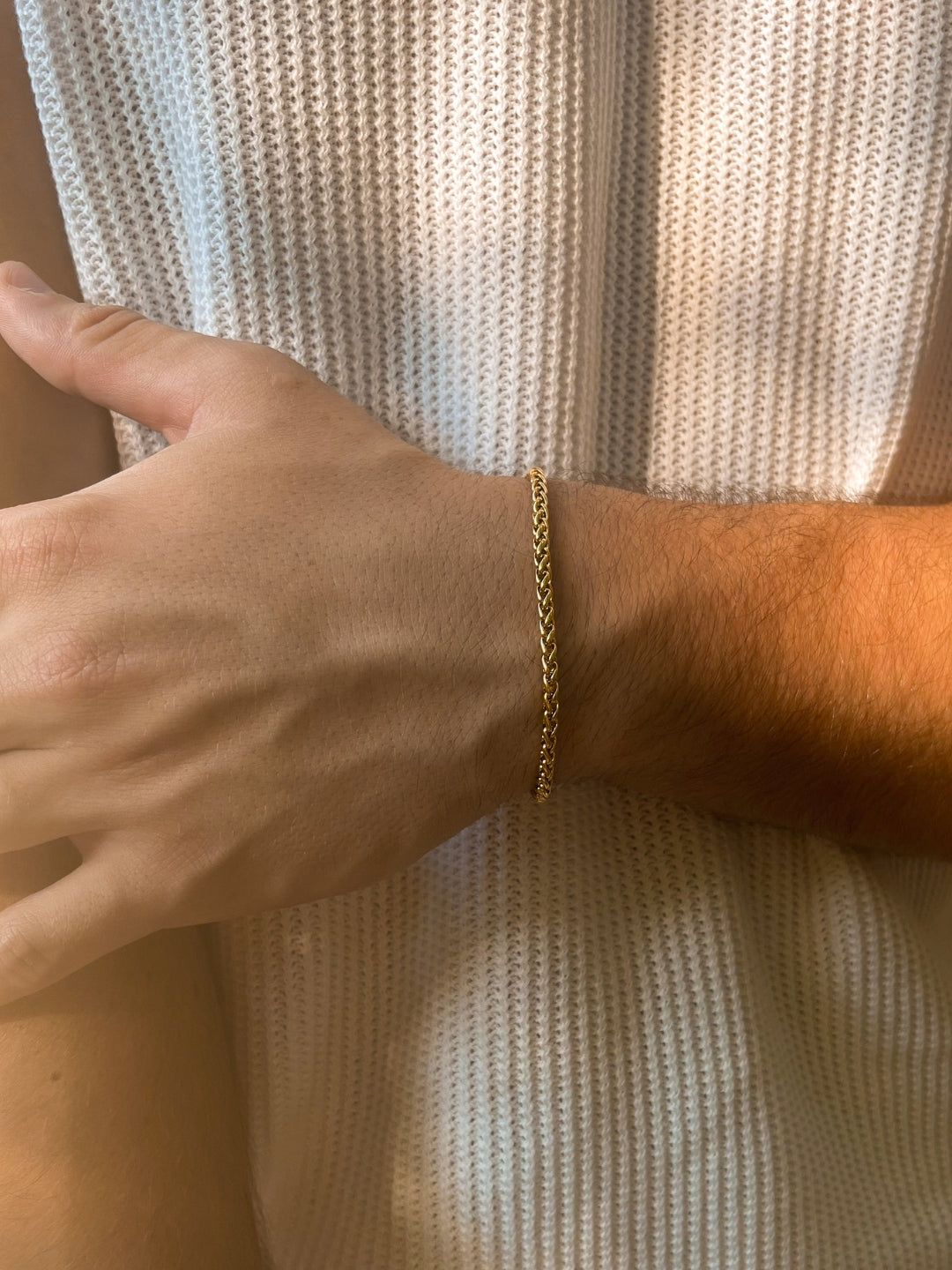 PULSEIRA WHEAT 3MM | Ouro 18K