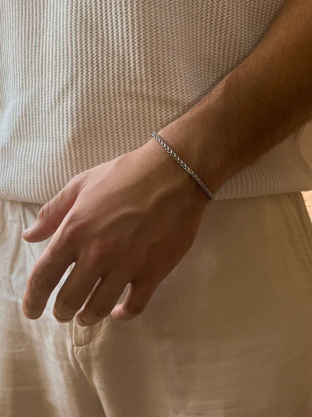 PULSEIRA WHEAT 3MM | Prata