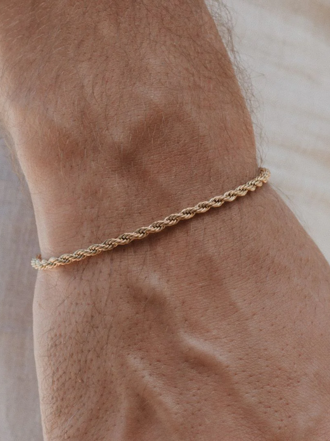 PULSEIRA ROPE 3MM | Ouro 18K