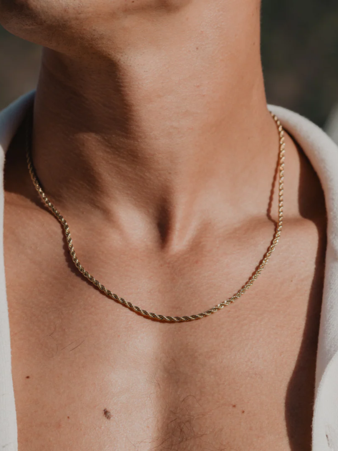 CORRENTE ROPE 3MM | Ouro 18K