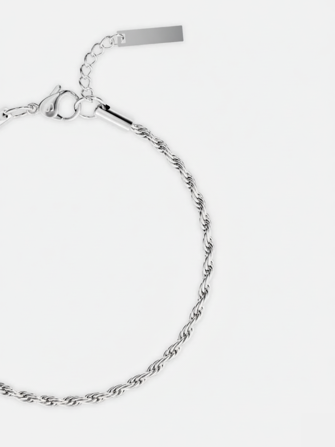 PULSEIRA ROPE 3MM | Prata