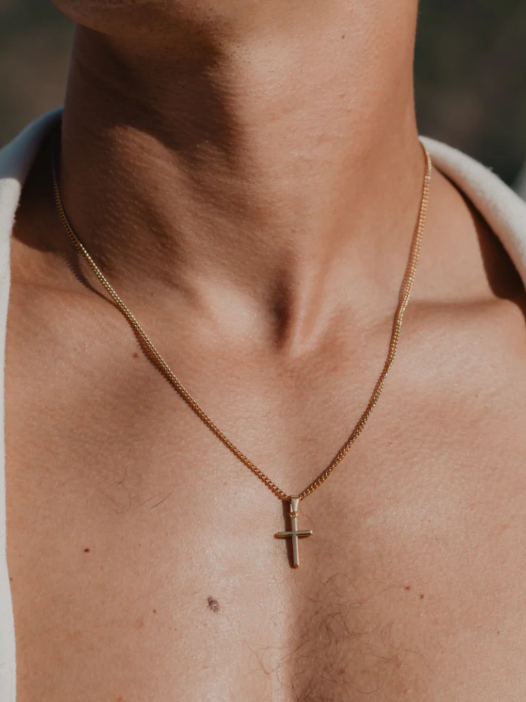 CORRENTE CROSS | Ouro 18K