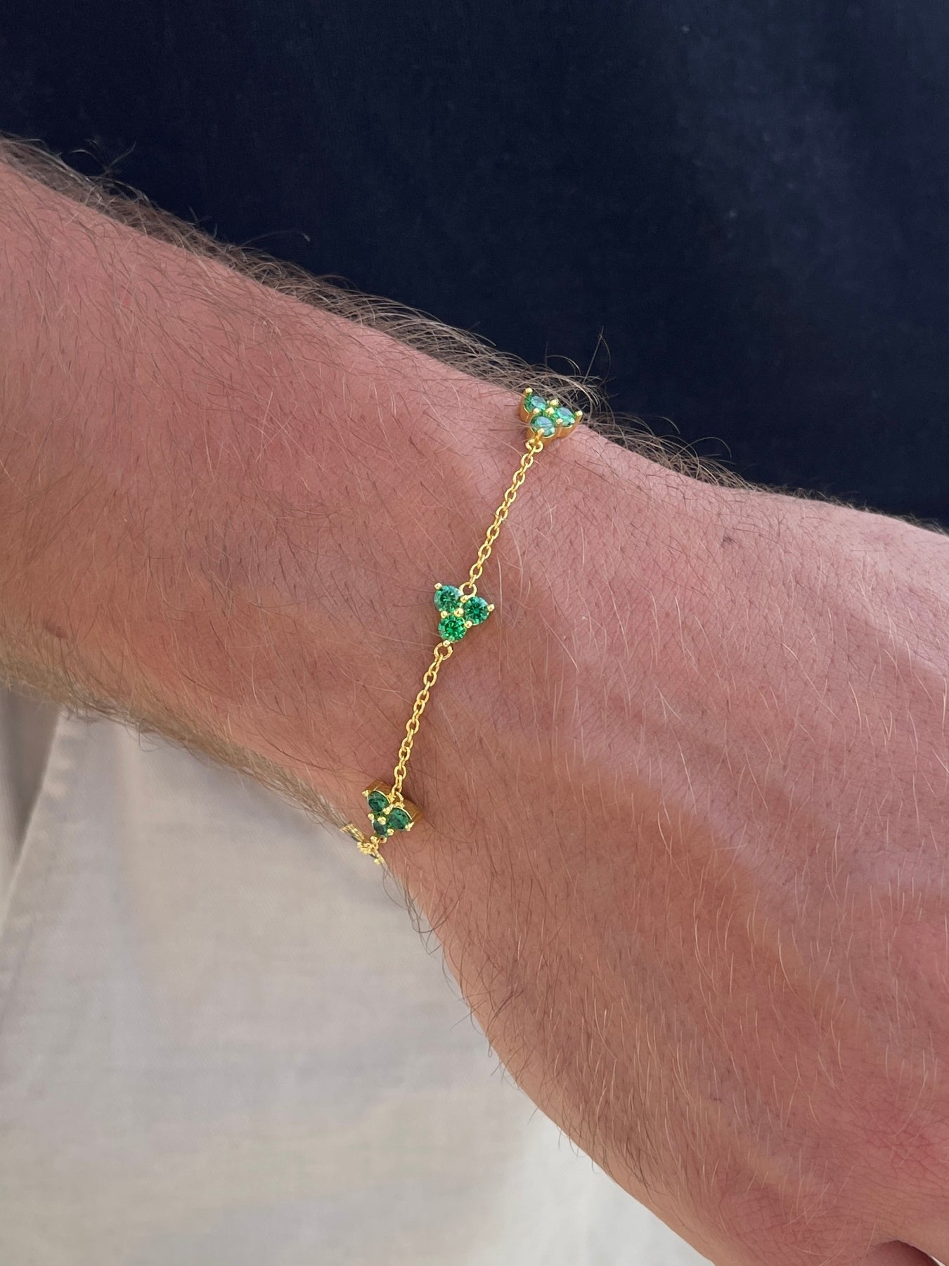 PULSEIRA GREEN CLOVER | Ouro 18K