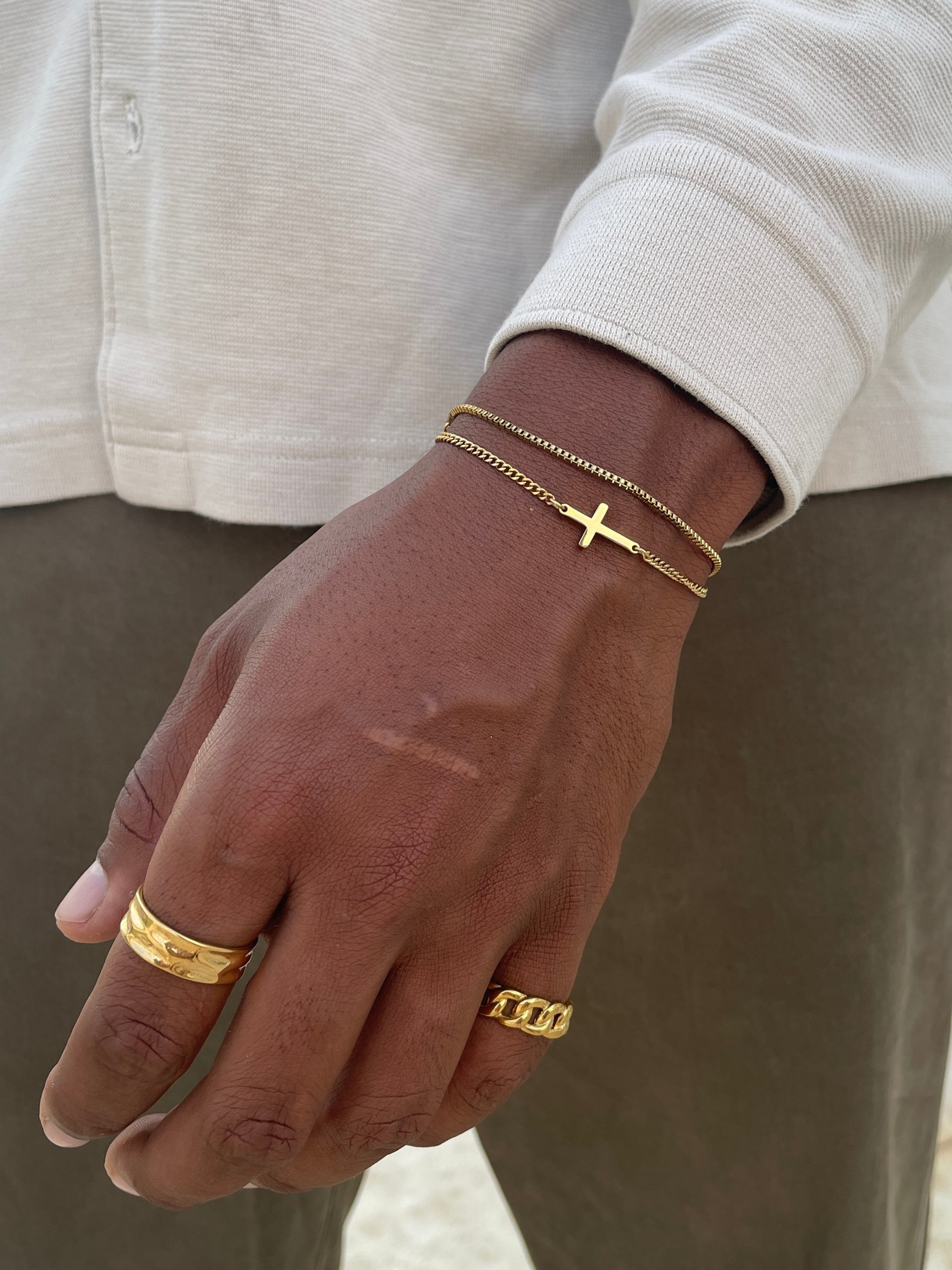 PULSEIRA CROSS | Ouro 18K