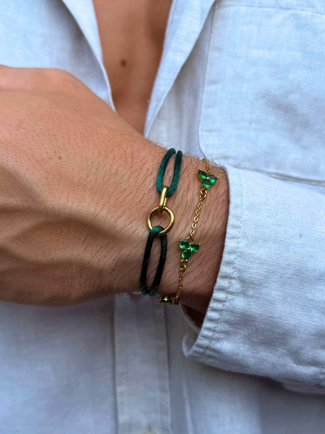 PULSEIRA GREEN UNITY | Ouro 18K