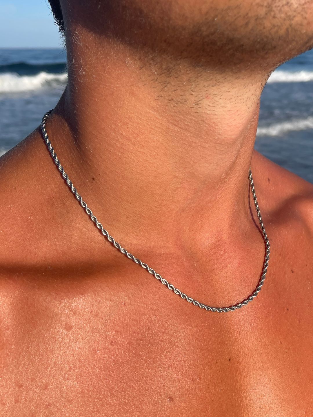 CORRENTE ROPE 3MM | Prata