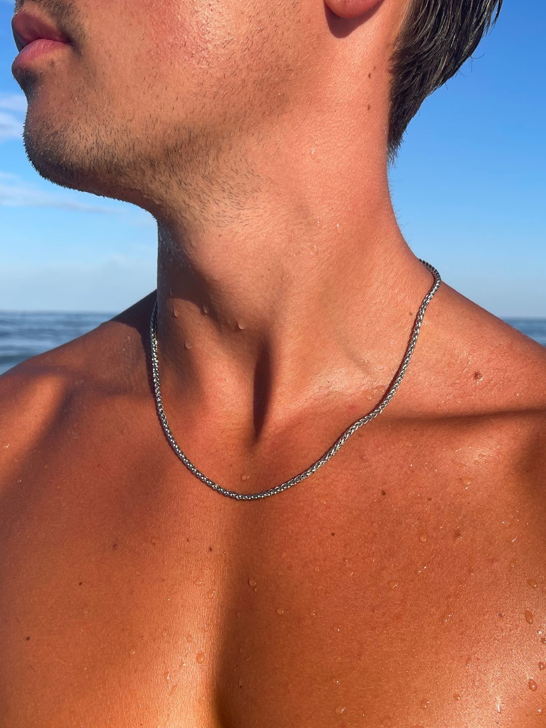 CORRENTE WHEAT 3MM | Prata