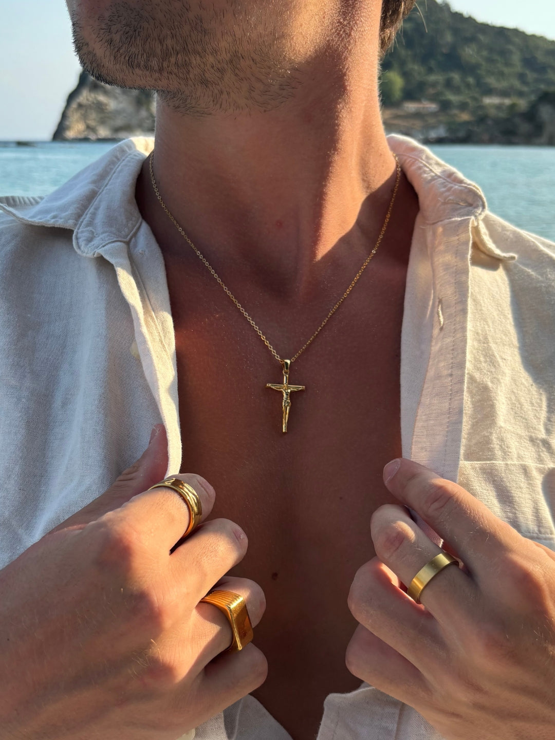 CONJUNTO CHRISTIAN | Ouro 18K