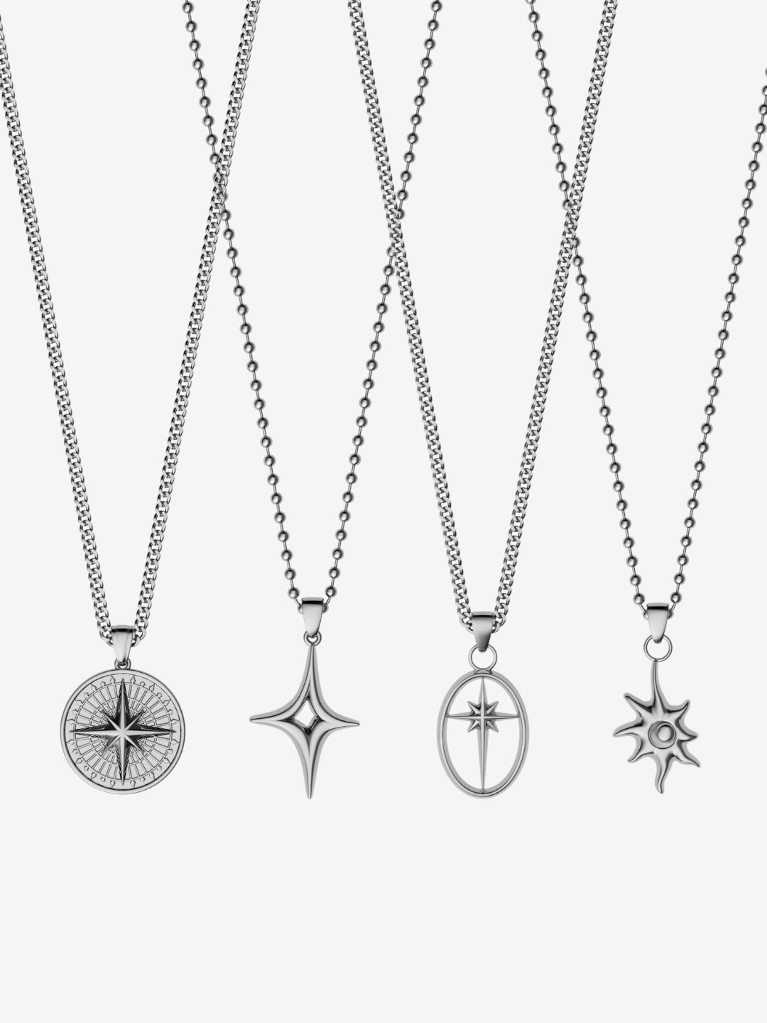 CONJUNTO DE CORRENTES GALAXY | Prata