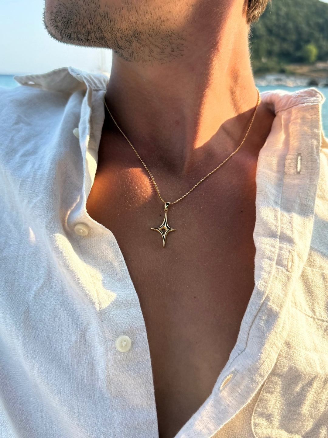 CONJUNTO DE CORRENTES GALAXY | Ouro 18K