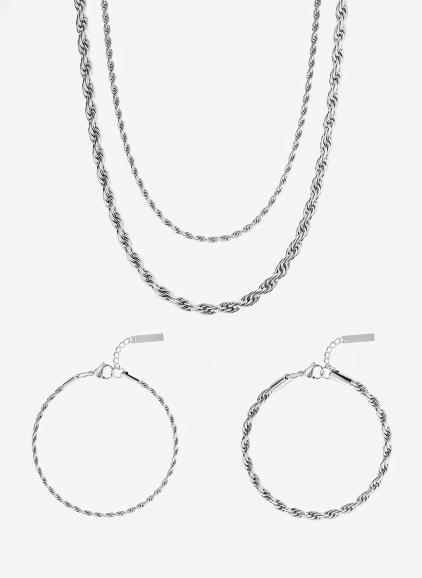 CONJUNTO ROPE | Prata